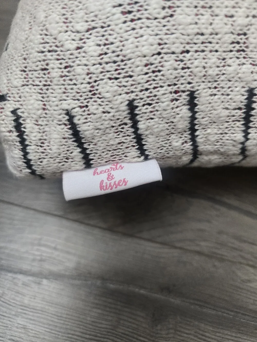 I ❤️ You Knit Accent Pillow New With Tags